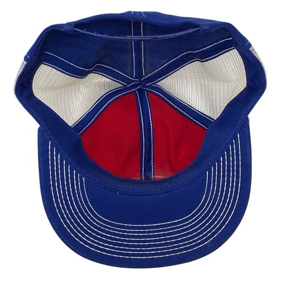 VTG Jacques Seeds Red White & Blue Hat Snapback Cap USA K-Brand Trucker (H6) - Picture 5 of 8